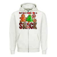 Oatmeal Heather out here lookin like a snack ado Zipper Hoodie - AdoDesignShop