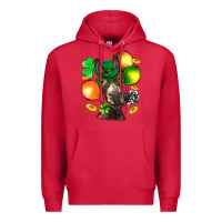 Cardinal St. Patricks Clovers With Donkey Premium Hoodie - BundleAndBundleShop