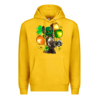 Lemon St. Patricks Clovers With Donkey Premium Hoodie - BundleAndBundleShop