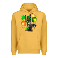 St. Patricks Clovers With Donkey Premium Hoodie | Teevron