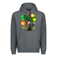 Rock St. Patricks Clovers With Donkey Premium Hoodie - BundleAndBundleShop