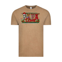 Vintage Coffee christmas western papa claus Vintage Tee - RanaPortraitStore