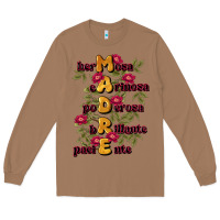 Toasted Coconut ella es mamá Long Sleeve Tee - JahusDesignShop
