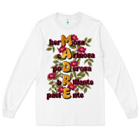 White ella es mamá Long Sleeve Tee - JahusDesignShop