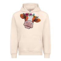 Sandshell Cow With Flowers Urban Hoodie - Bettercallsaul
