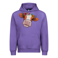 Tulip Cow With Flowers Urban Hoodie - Bettercallsaul
