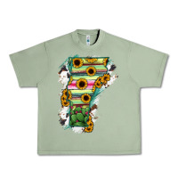 Oil Green Vermont State Map Urban Heavy Tee - RanaPortraitStore