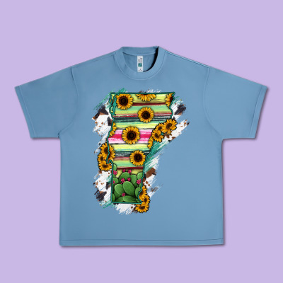 Vermont State Map Urban Heavy Tee Designed By Ranaportraitstore