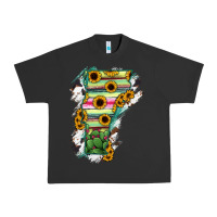 Pigment Black Vermont State Map Urban Heavy Tee - RanaPortraitStore