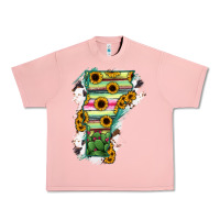 Salmon Vermont State Map Urban Heavy Tee - RanaPortraitStore