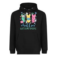 Black chillin with my peeps Heavyweight Hoodie - MaliasSmallBusiness