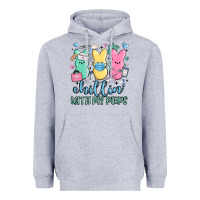 Heather Grey chillin with my peeps Heavyweight Hoodie - MaliasSmallBusiness