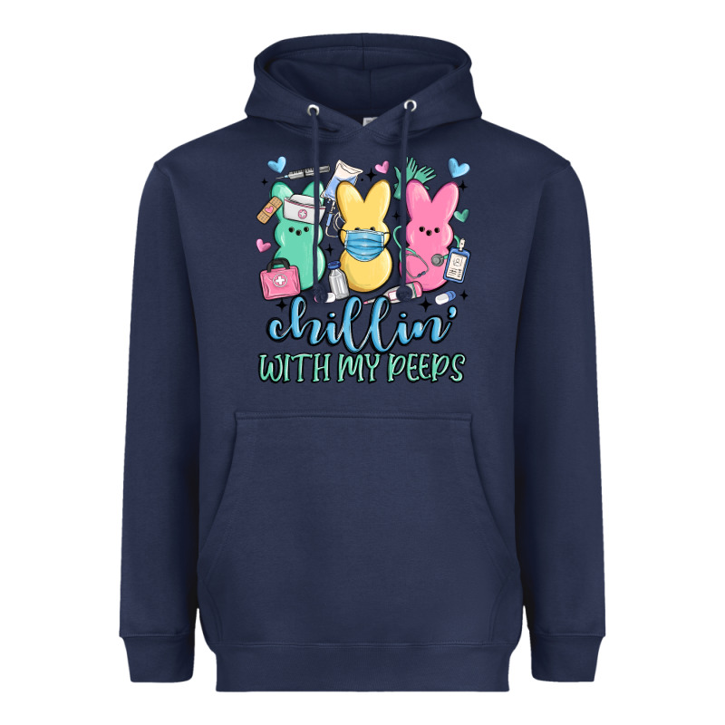 Chillin With My Peeps Heavyweight Hoodie by MaliasSmallBusiness | Teevron