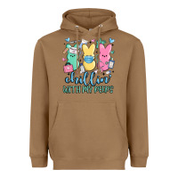 Toasted Coconut chillin with my peeps Heavyweight Hoodie - MaliasSmallBusiness