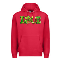 Cardinal love with horseshoe Premium Hoodie - AdoDesignShop