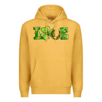 Mustard love with horseshoe Premium Hoodie - AdoDesignShop