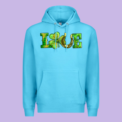 Love With Horseshoe Premium Hoodie Designed By Adodesignshop