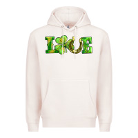 Pale Pink love with horseshoe Premium Hoodie - AdoDesignShop