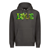 Smoke love with horseshoe Premium Hoodie - AdoDesignShop