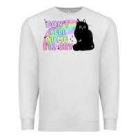 Oatmeal Heather dont yell at me ill cry Premium Sweatshirt - MaliasSmallBusiness
