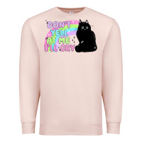 Pale Pink dont yell at me ill cry Premium Sweatshirt - MaliasSmallBusiness