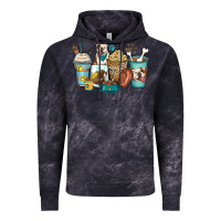 Cloud Black english bulldog coffee cups Vintage Hoodie - Zillion Design Studio