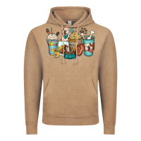 Vintage Coffee english bulldog coffee cups Vintage Hoodie - Zillion Design Studio