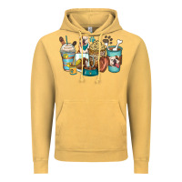 Vintage Mustard english bulldog coffee cups Vintage Hoodie - Zillion Design Studio
