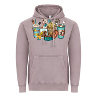 Vintage Zinc english bulldog coffee cups Vintage Hoodie - Zillion Design Studio