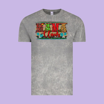 Christmas Western Mama Claus Vintage Tee Designed By Ranaportraitstore