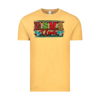 Vintage Mustard christmas western mama claus Vintage Tee - RanaPortraitStore