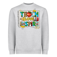 Teach Love Inspire Heavyweight Sweatshirt | Teevron