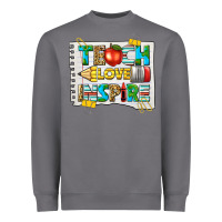 Storm teach love inspire Heavyweight Sweatshirt - texasbilliewilder