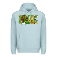 Blue Mist St. Patrick's Day love dog paw Premium Hoodie - BundleAndBundleShop