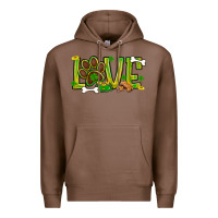 Chestnut St. Patrick's Day love dog paw Premium Hoodie - BundleAndBundleShop