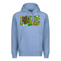 Colony Blue St. Patrick's Day love dog paw Premium Hoodie - BundleAndBundleShop