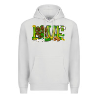 Dove Grey St. Patrick's Day love dog paw Premium Hoodie - BundleAndBundleShop