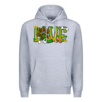 Heather Grey St. Patrick's Day love dog paw Premium Hoodie - BundleAndBundleShop
