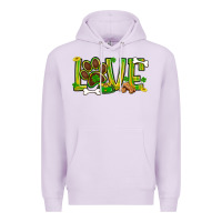 Lilac St. Patrick's Day love dog paw Premium Hoodie - BundleAndBundleShop