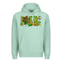 Seafoam St. Patrick's Day love dog paw Premium Hoodie - BundleAndBundleShop