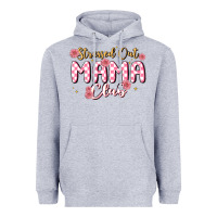 Heather Grey stressed out mama club Heavyweight Hoodie - MaliasSmallBusiness