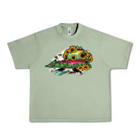 Oil Green Virginia State Map Urban Heavy Tee - RanaPortraitStore