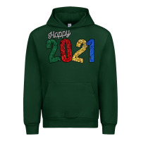 Forest Green Happy 2021 Urban Hoodie - Bettercallsaul