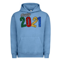 Pigment Pebble Blue Happy 2021 Urban Hoodie - Bettercallsaul