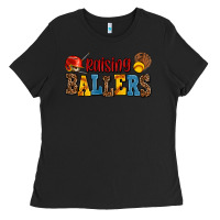 Black raising ballers Ladies Tee - AdoDesignShop