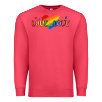 Cardinal love is love lgbtq Premium Sweatshirt - MaliasSmallBusiness
