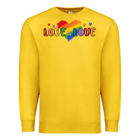 Lemon love is love lgbtq Premium Sweatshirt - MaliasSmallBusiness