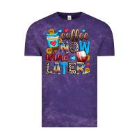 Cloud Purple coffee now wine later Vintage Tee - Zillion Design Studio