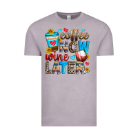 Vintage Zinc coffee now wine later Vintage Tee - Zillion Design Studio