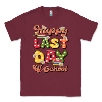 Burgundy happy last day of school Classic Tee - JahusDesignShop